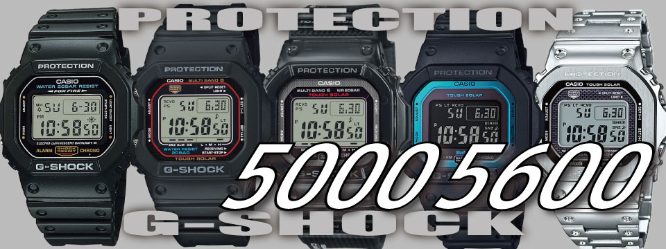 初代復刻！】G-SHOCK DW-5000R【赤枠・スクリューバック・レンガ